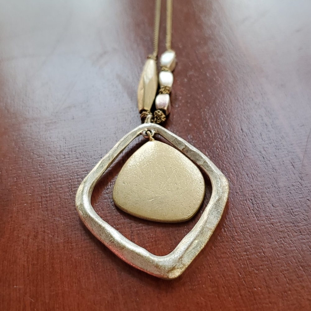 Mixed metal necklace